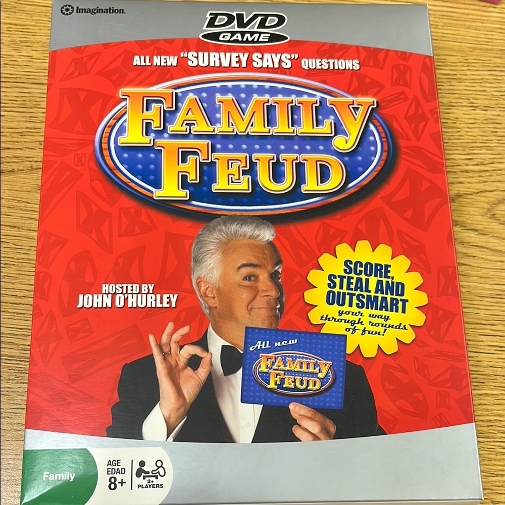 Family Feud DVD Game - Red and Blue